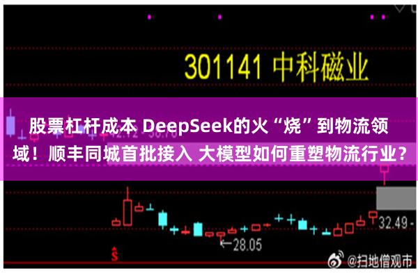 股票杠杆成本 DeepSeek的火“烧”到物流领域！顺丰同城首批接入 大模型如何重塑物流行业？